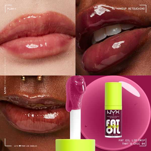 NYX Professional Makeup Fat Oil Lip Drip Gloss That's Chic