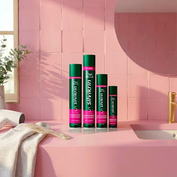 Wella Silvikrin Maximum Hold Hairspray, 400 ml