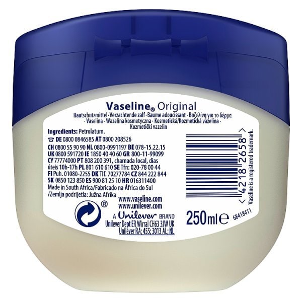 Vaseline Petroleum Jelly Original 250ml