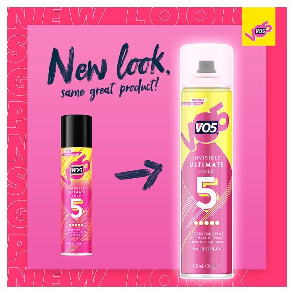 Vo5 Ultimate Hold Hair Spray 400ml