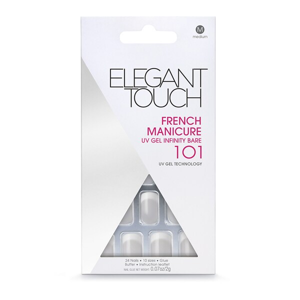 Elegant Touch UV Gel Coat Infinity Medium Length, Bare