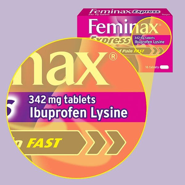 Feminax Express Period Pain & Cramps 16 Tablets