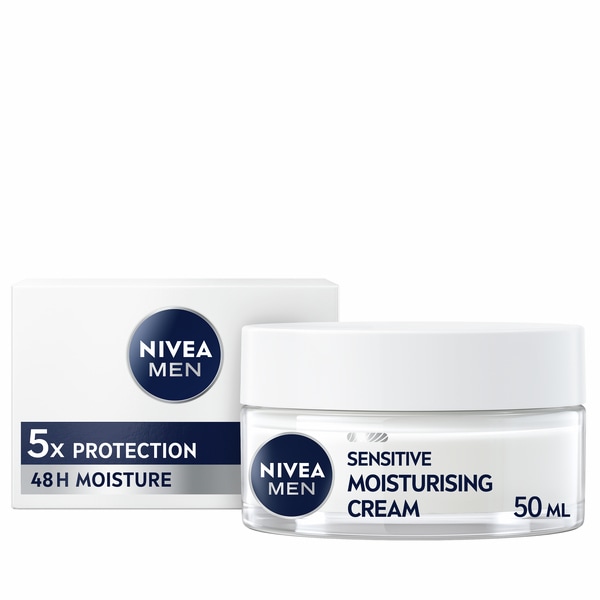 NIVEA MEN Sensitive Intensive Face Cream Moisturiser 50ml