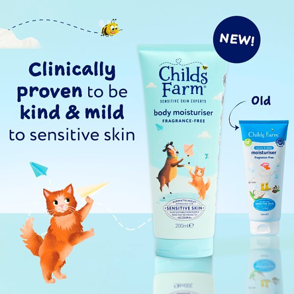 Childs Farm Moisturiser, Fragrance-Free 200Ml