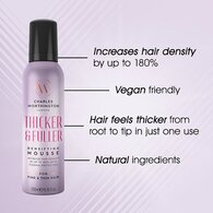 Charles Worthington Thickerandfuller Densifying Mousse 200ml