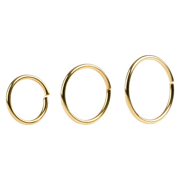 Studex X8 Hardware 24ct Gold Plated 20G Seamless Hoops