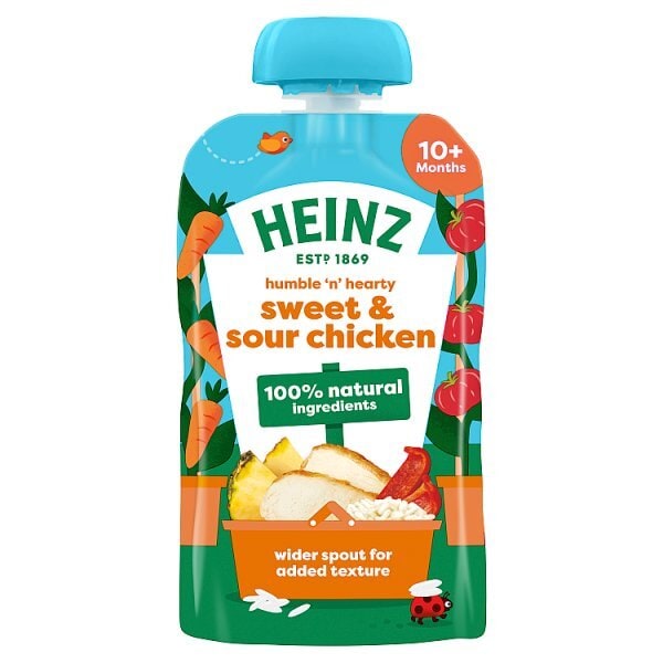 Heinz Sweet & Sour Chicken Baby Food Pouch 10+ Months 180G