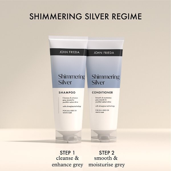 John Frieda Shimmering Silver Shampoo 250Ml