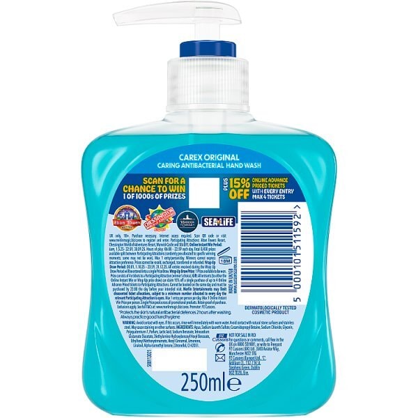 Carex Original Antibacterial Hand Wash 250ml
