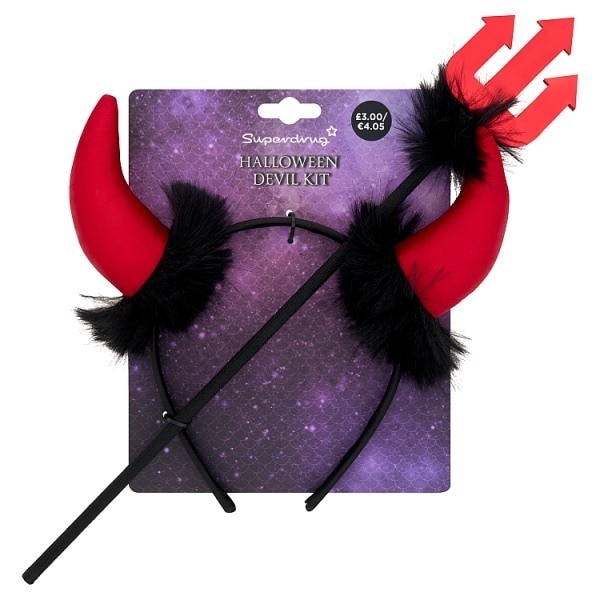 Superdrug Halloween Get The Look Devil Set 2 Pack