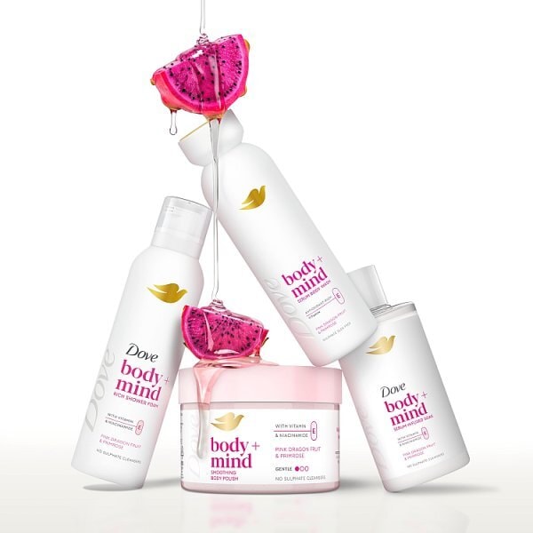 Dove Body Wash Body+Mind Dragon Fruit & Primrose 350ml