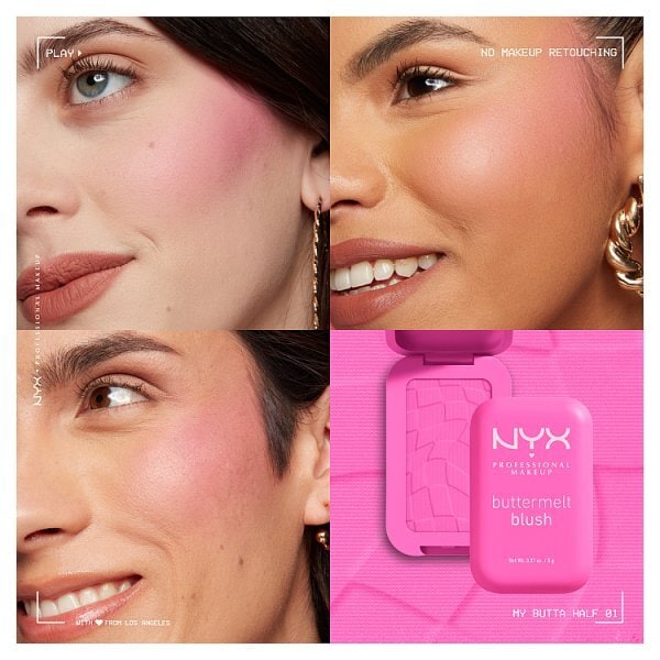 NYX Professional Makeup Buttermelt Blush My Butta Half