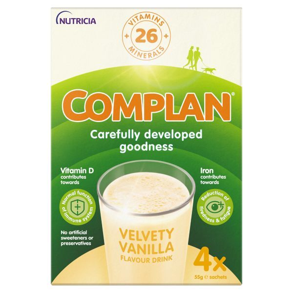 Complan Vanilla Nutritional Drink Sachet 4X55g