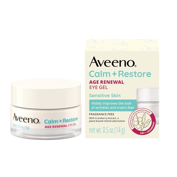 Aveeno Face Age Renewal Eye Gel  Cream 15Ml