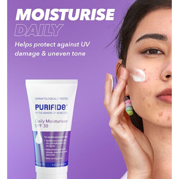 Acnecide Purifide Daily Moisturiser Spf30 50Ml