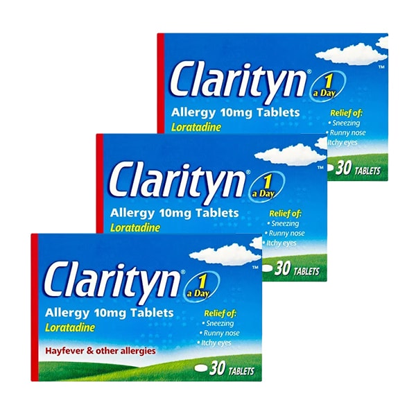 Clarityn Allergy & Hayfever 30 Tablets x3 Bundle