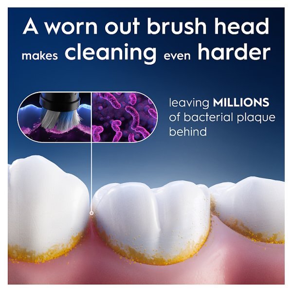 Oral-B iO Gentle Care Black Toothbrush Heads 4 Pack