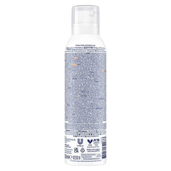 Dove Shower Mousse Foam Glow Shower & Shave 200Ml