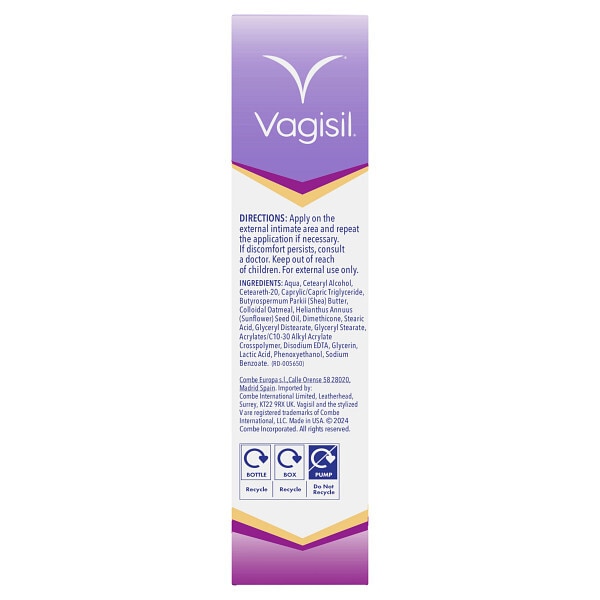 Vagisil Daily Soothe & Protect Oatmeal Cream 58G