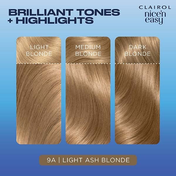 Clairol Nice'n Easy Hair Dye 9A Light Ash Blonde