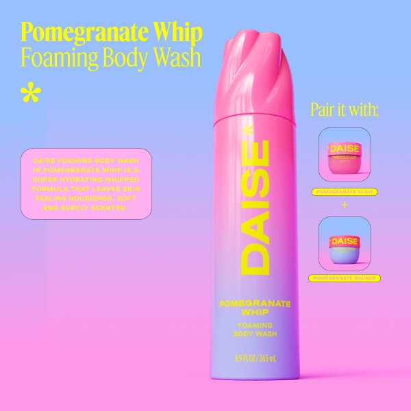Daise Foaming Body Wash Pomegranate 265 Ml
