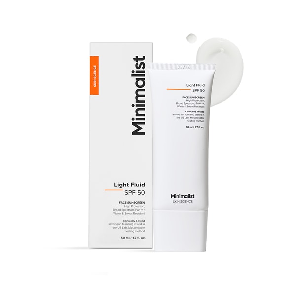 Minimalist Light Fluid SPF 50 Face Sunscreen 50ML