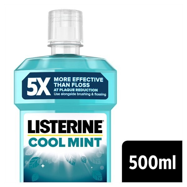 Listerine Cool Mint Anti-Bacterial Mouthwash 500ml