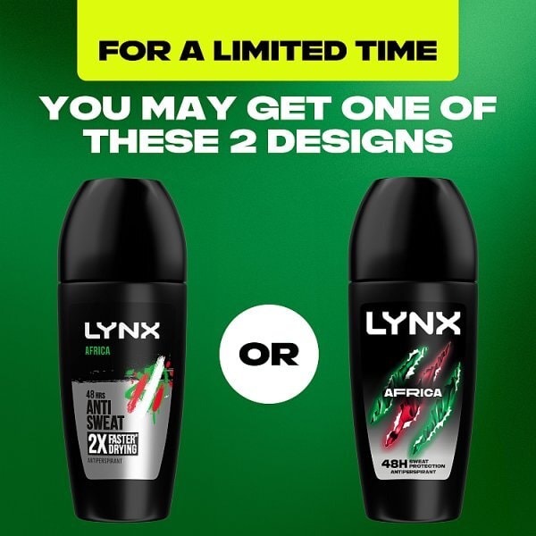 Lynx Africa Anti-Perspirant Roll On 50 ml