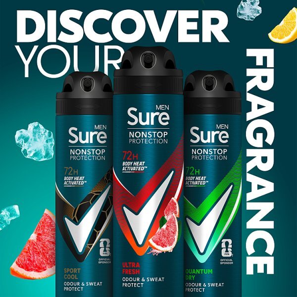 Sure Men Nonstop Protection Ultra Fresh Anti-Perspirant Aerosol 150 ml