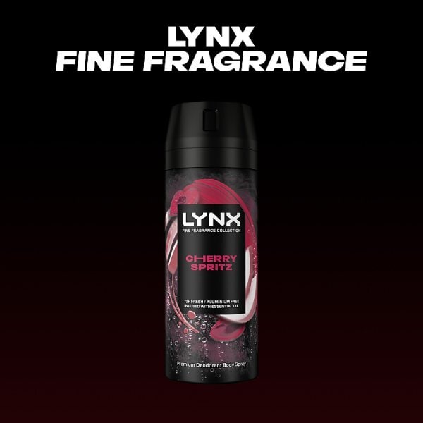 Lynx Fine Fragrance Collection Cherry Spritz Premium Body Spray 150 ml