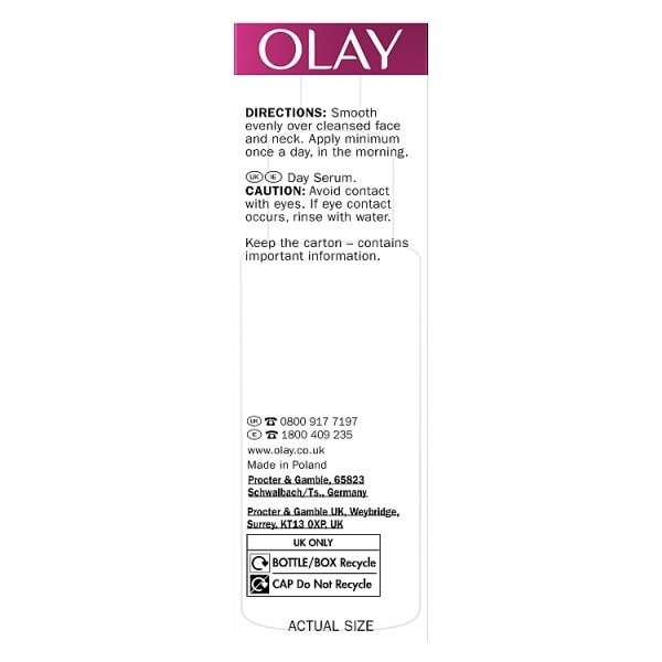 Olay Collagen Peptide 24 Max Day Face Serum 40Ml