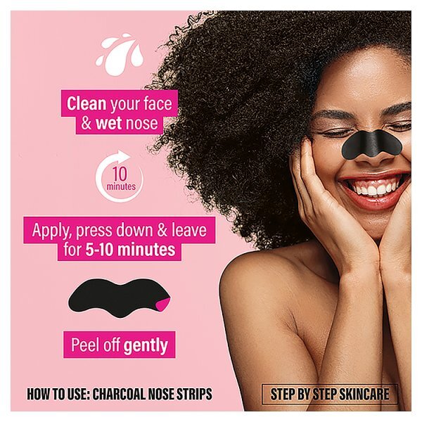 T-Zone Charcoal & Bamboo Nose Pore Strips 6s