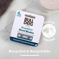 Bulldog Skincare Sensitive Razor Blades 4 Pack