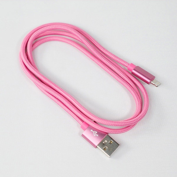 Voltz Usb To Lightning Cable Pink