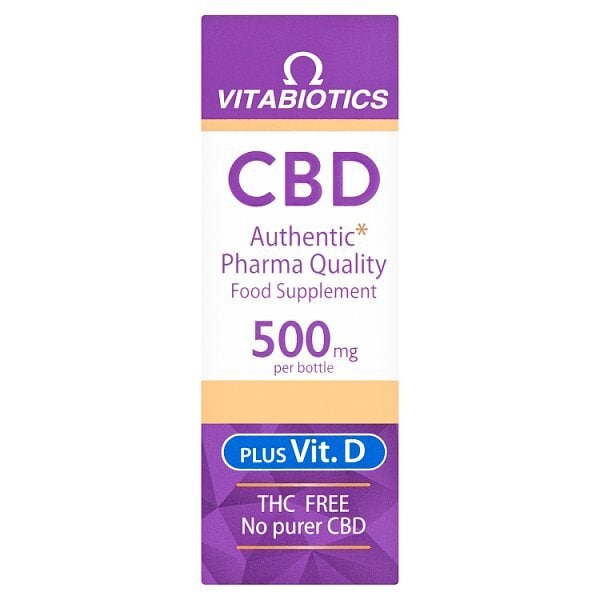 Vitabiotics Brains Cbd 500Mg + Vitamin D 30 Ml