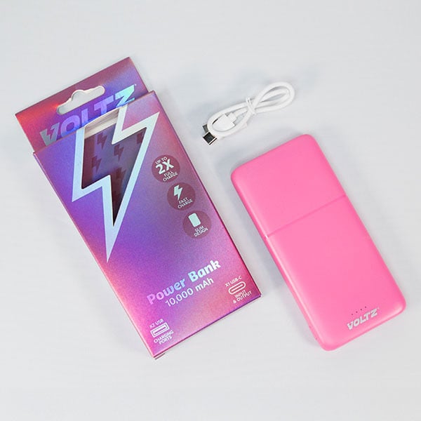 Voltz 10K Power Bank Pink
