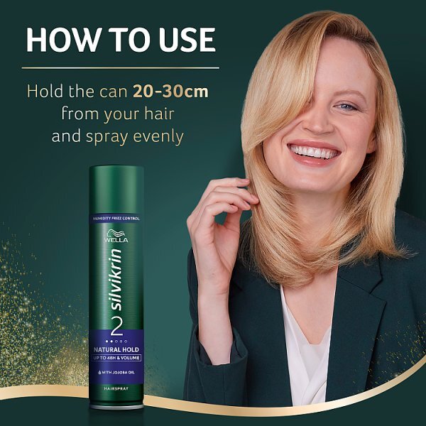 Wella Silvikrin Natural Hold Hairspray, 250 ml