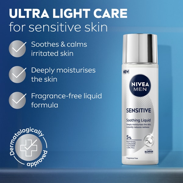Nivea Men Sensitive Soothing Liquid Moisturiser 100Ml