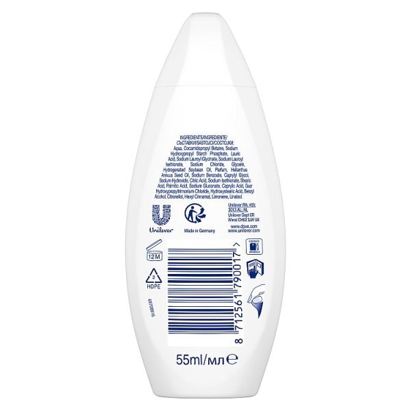 Dove Deeply Nourishing Body Wash 55ml