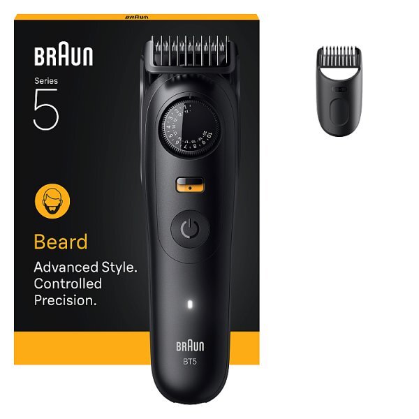Braun Beard Trimmer, +2 Styling Tools, 20 Lengths, Bt5500