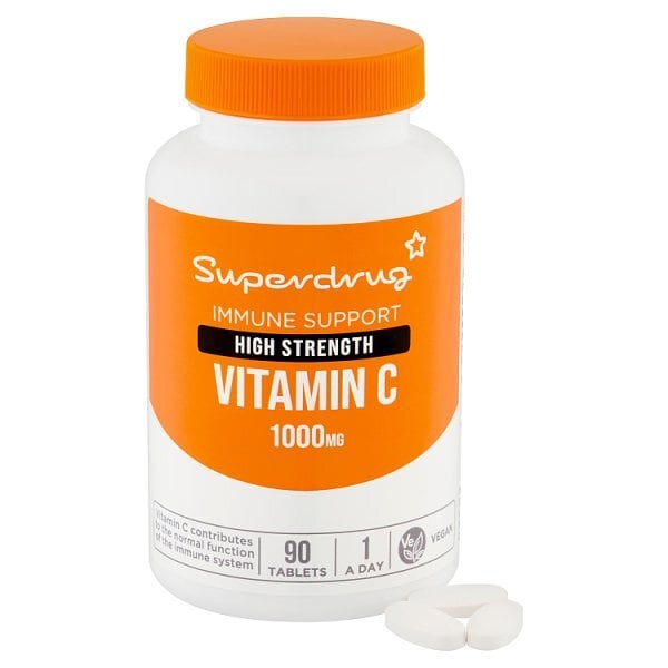 Superdrug High Strength Vitamin C 1000mg 90s