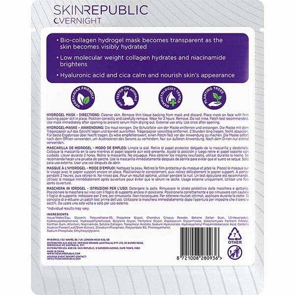Skin Republic Biocollagen Overnight Hydrogel Sheet Mask