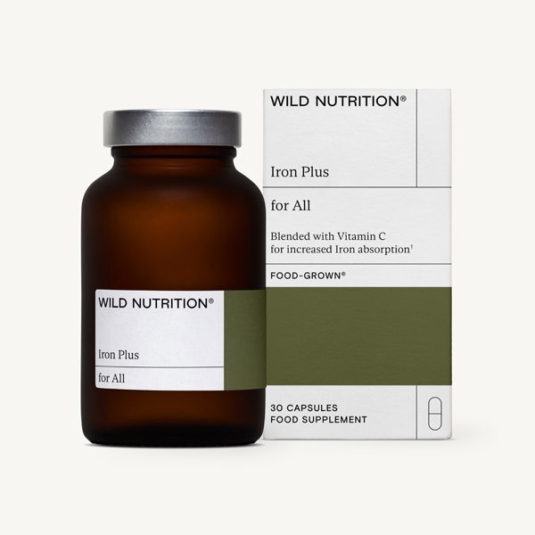 DNR Wild Nutrition Food-Grown Iron Plus Men & Women Vitamins