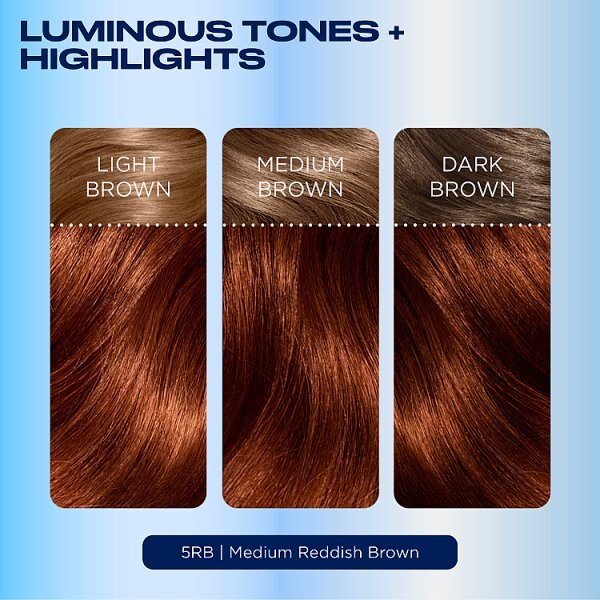 Clairol Nice'N Easy Crème Permanent Hair Dye 5RB Medium Reddish Brown