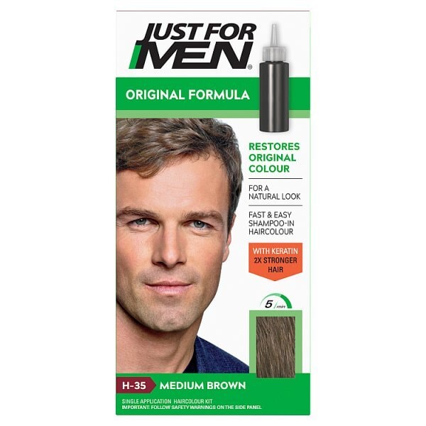 Just For Men Shampoo-In Haircolour Natural Medium Brown H-35