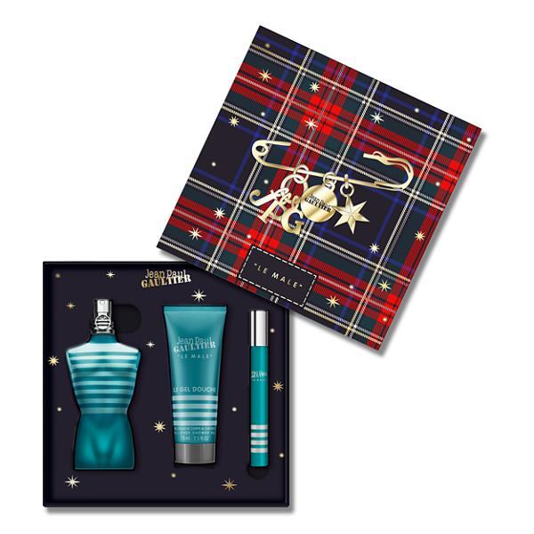 Jean Paul Gaultier Le Male Edt 75 Ml + Shower Gel + Edt 10ML Gift Set