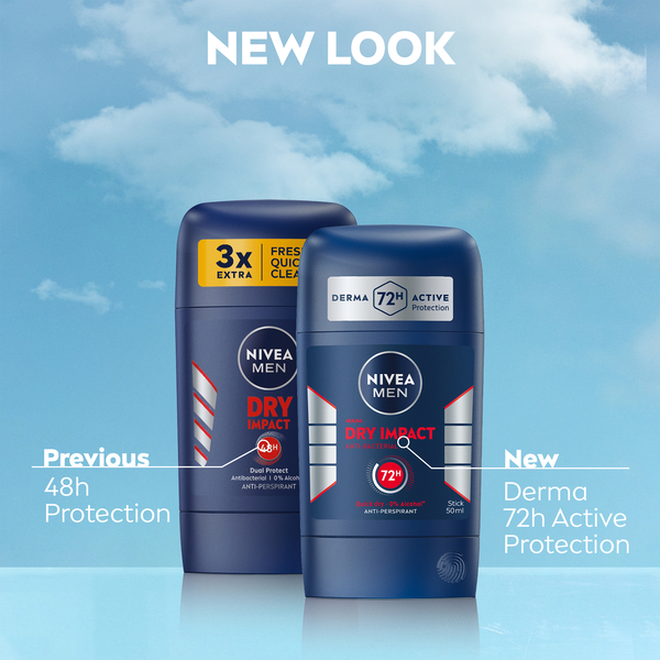 NIVEA MEN Dry Impact Anti-Perspirant Stick 50ml