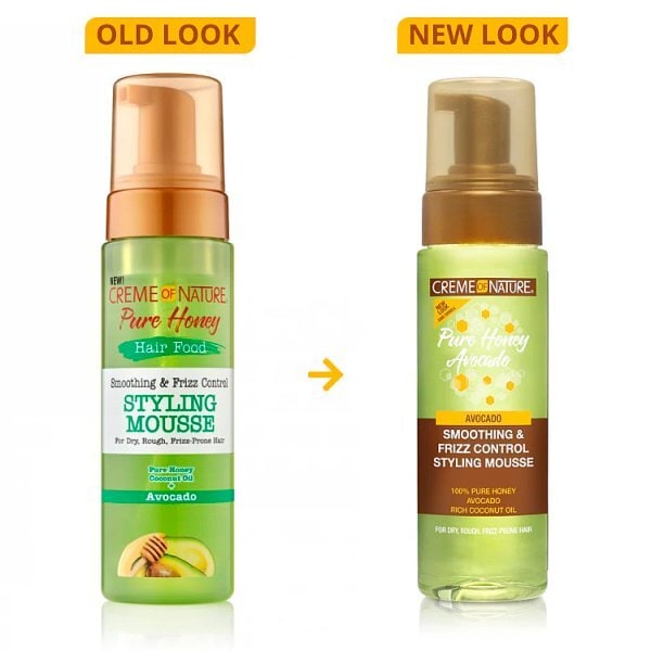 Creme of Nature Pure Honey Avocado Smoothing Styling Mousse 207ml