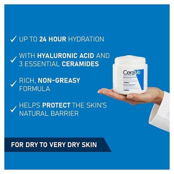 CeraVe Moisturising Cream for Dry to Very Dry Skin 340G
