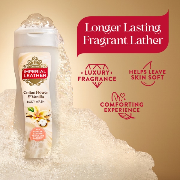 Imperial Leather Bodywash Cotton Flower & Vanilla 480Ml